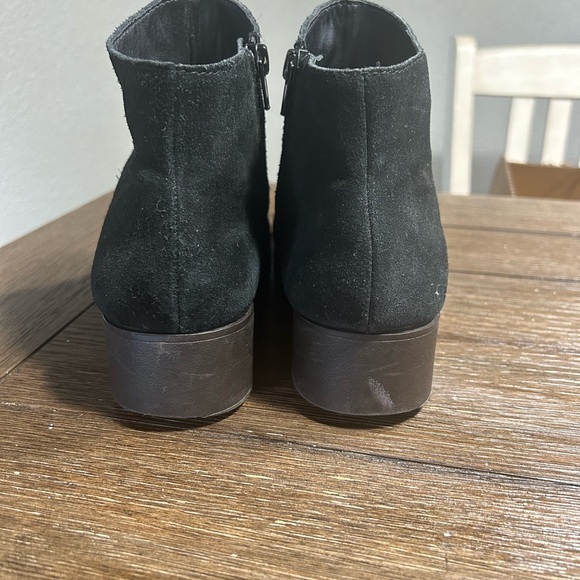 Lucky Brand Karmeya leather suede wedge boots size 9 - Picture 3 of 9